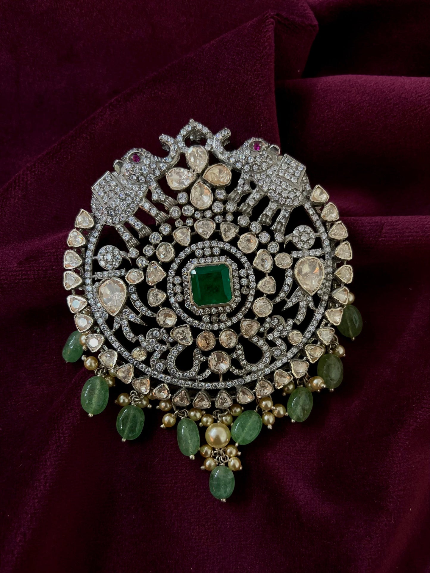 Silver 92.5 Moissanite Pendant