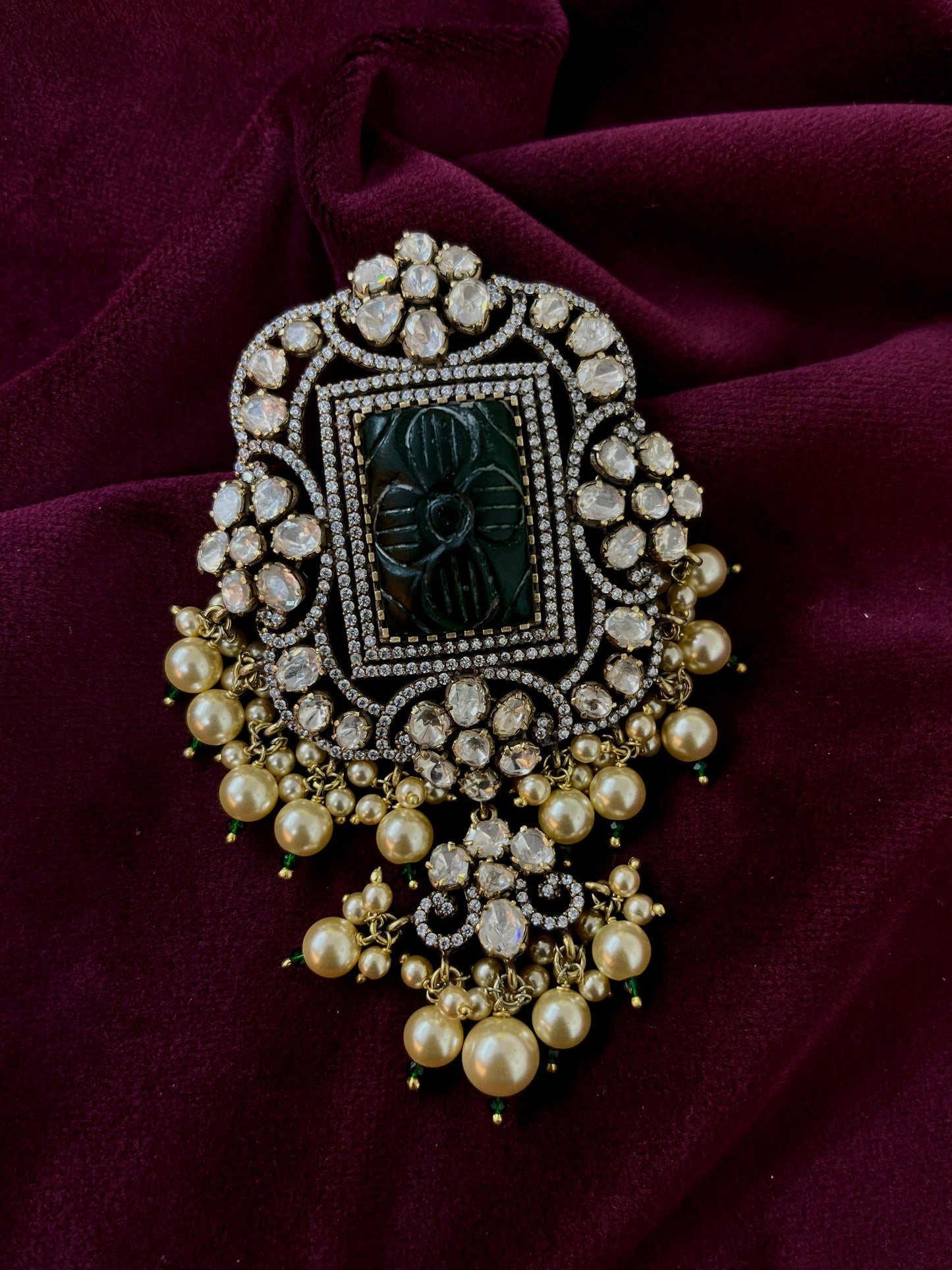 Silver 92.5 Moissanite Pendant