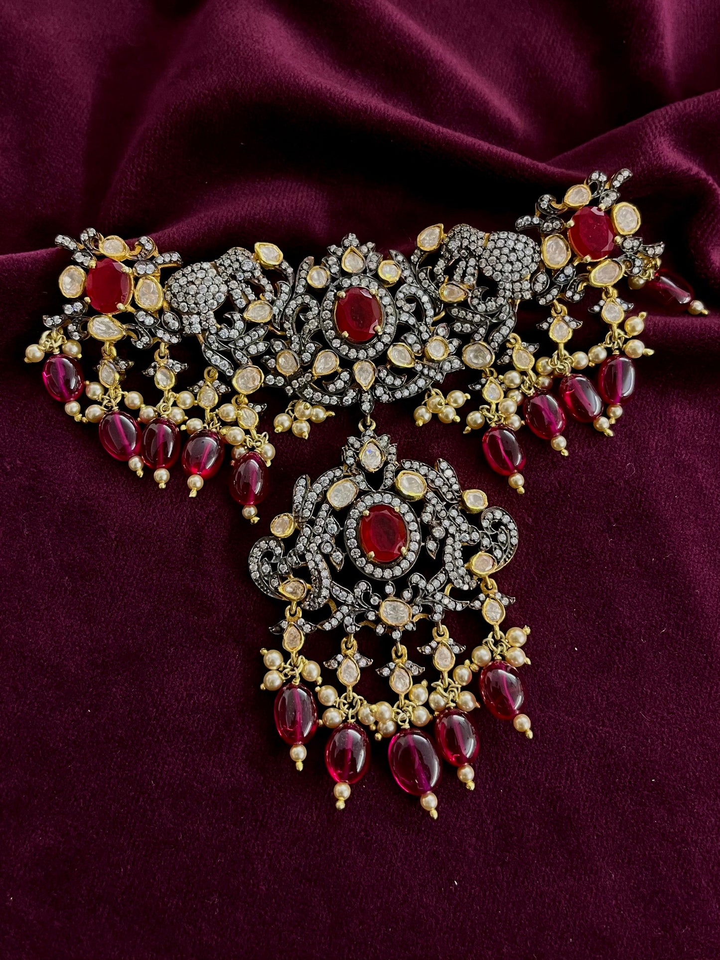 Silver 92.5 Moissanite Choker