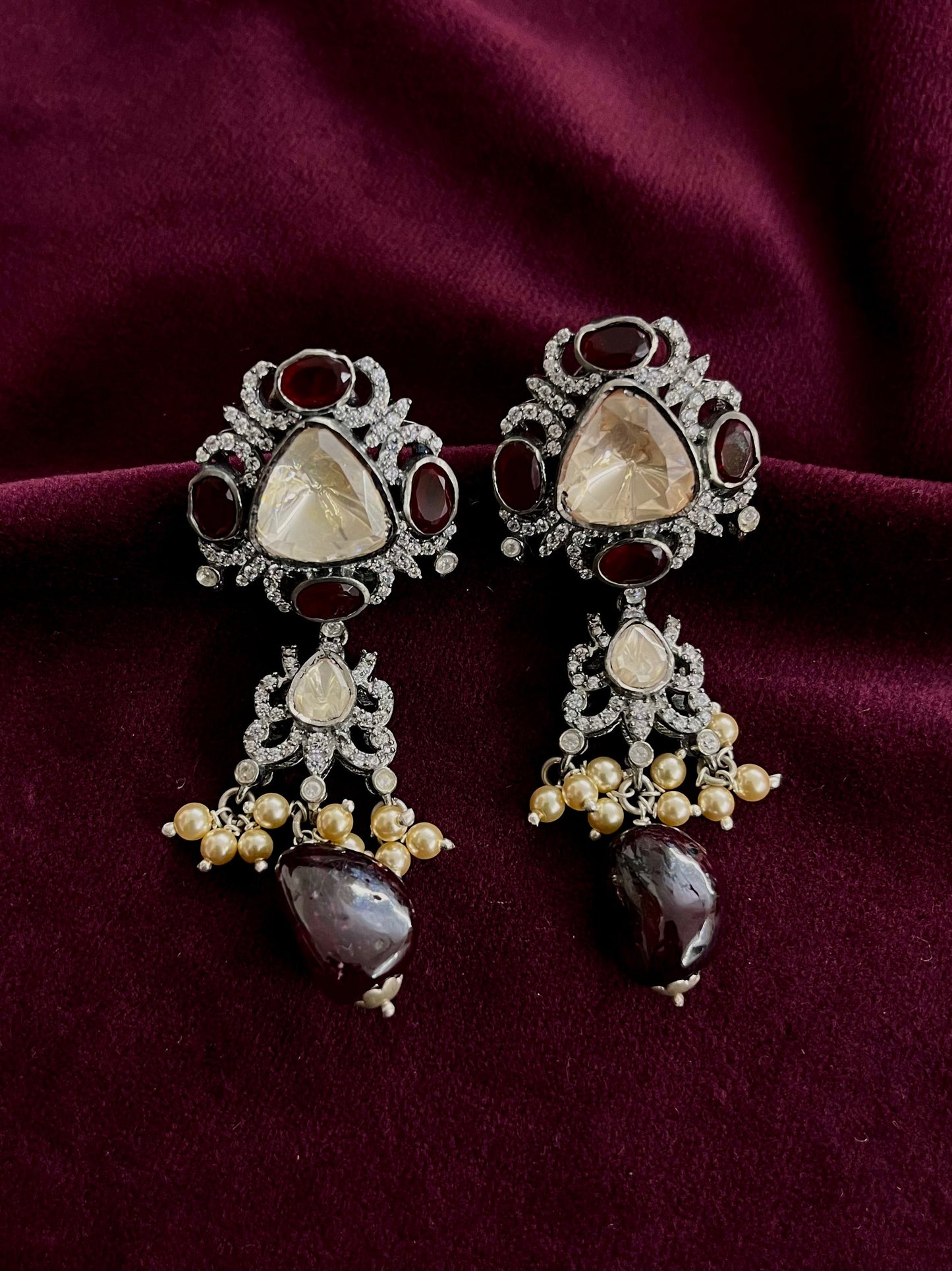 Silver 92.5 Moissanite Choker Set