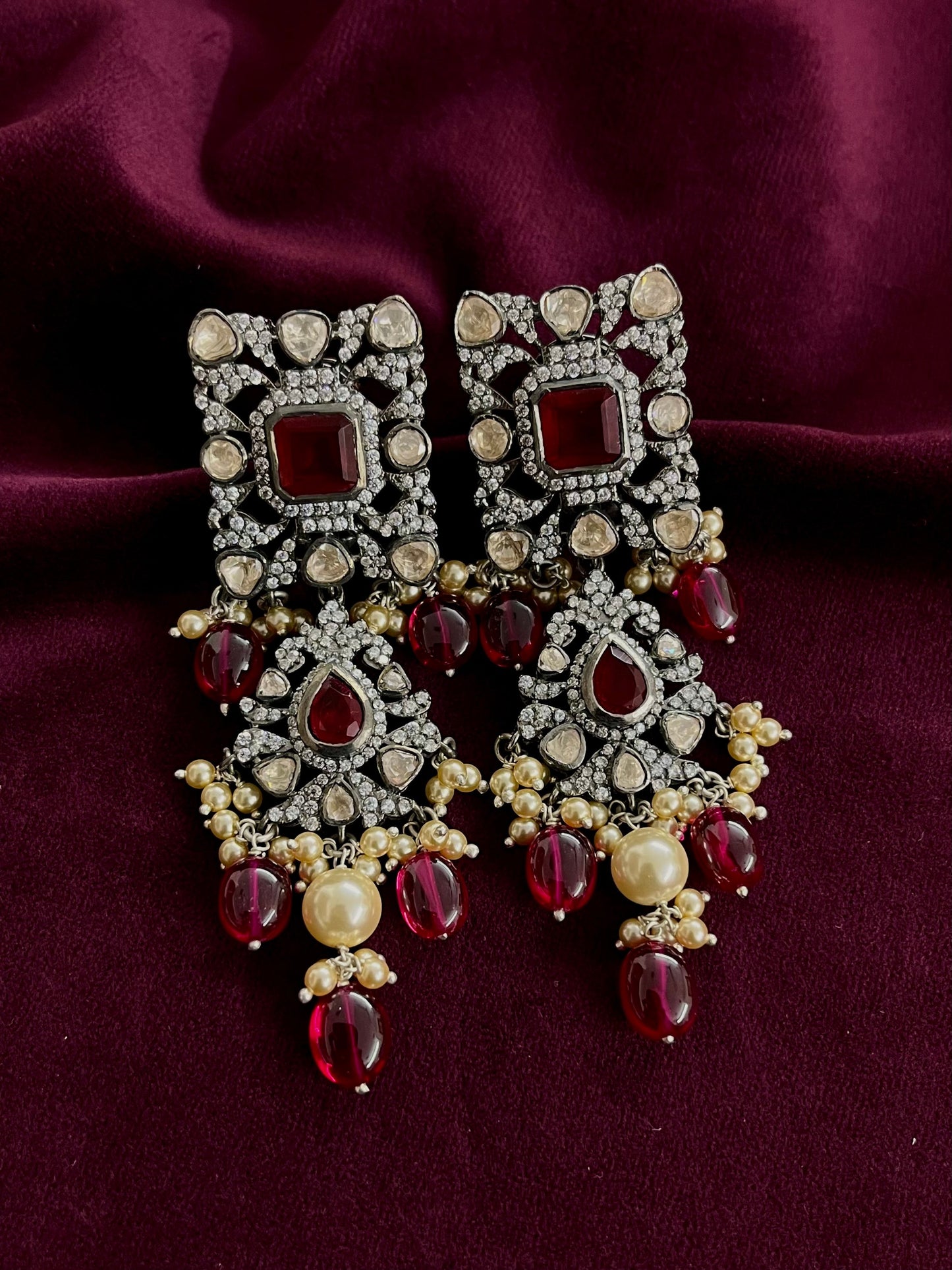 Silver 92.5 Moissanite Choker Set