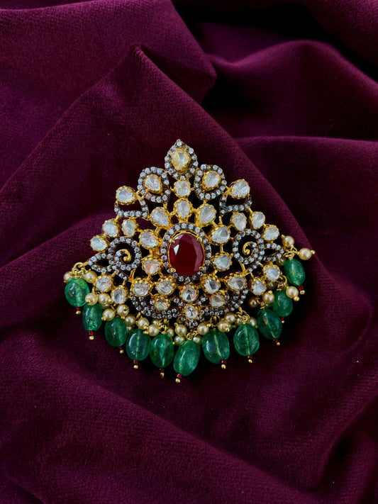 Silver 92.5 Moissanite Pendant