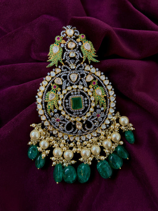 Silver 92.5 Moissanite Pendant