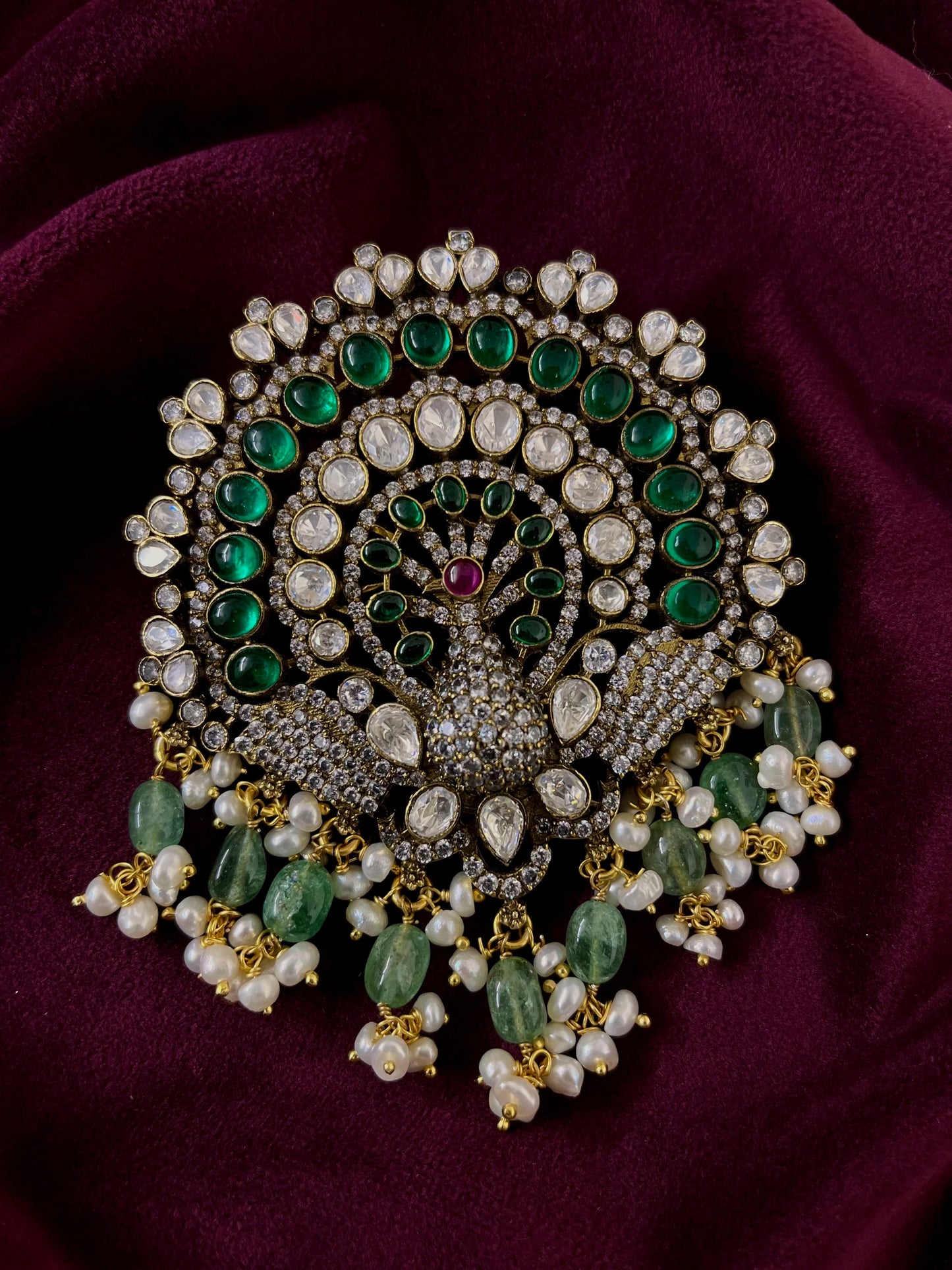 Silver 92.5 Moissanite Pendant