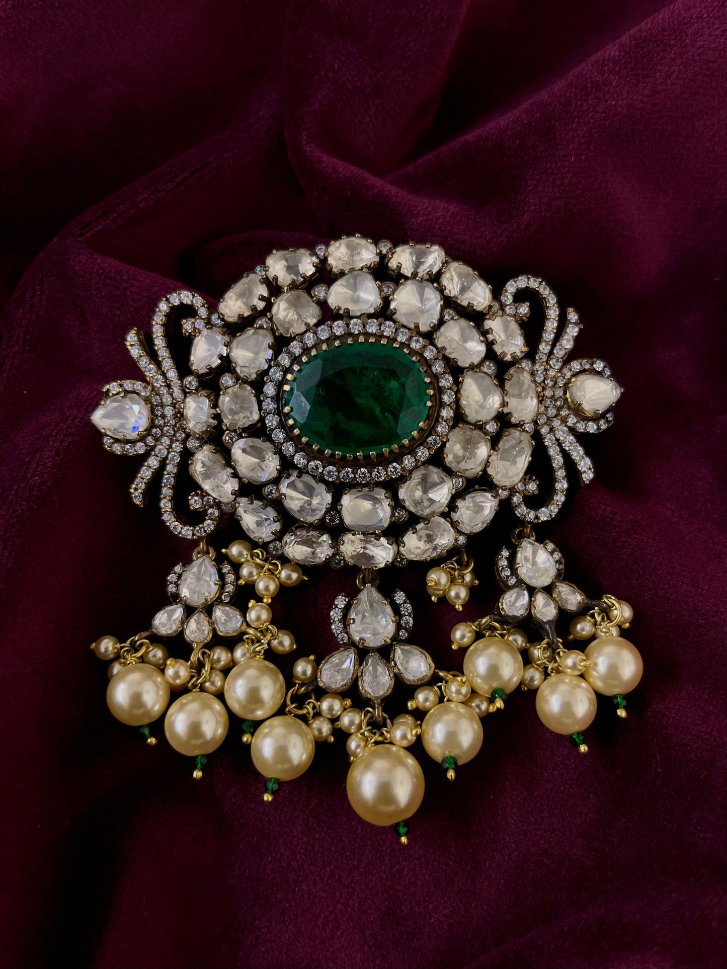 Silver 92.5 Moissanite Pendant