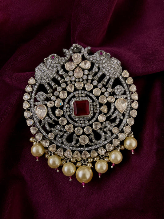 Silver 92.5 Moissanite Pendant