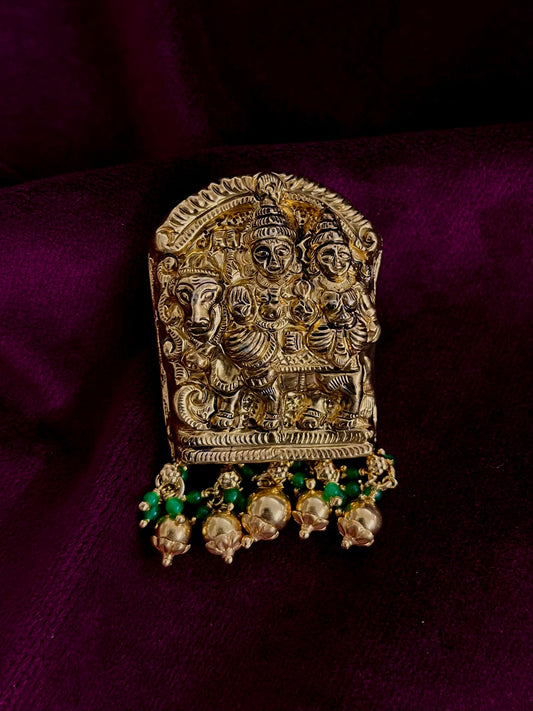 Silver 92.5 Nakshi Pendant