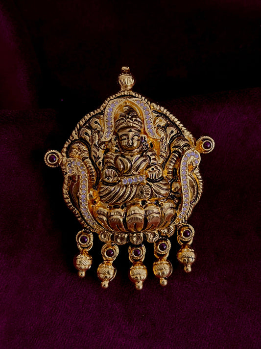 Silver 92.5 Nakshi Pendant