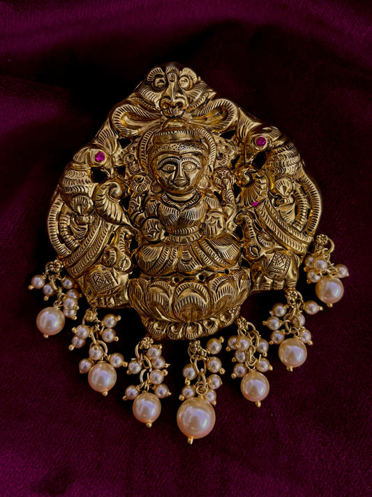 Silver 92.5 Nakshi Pendant